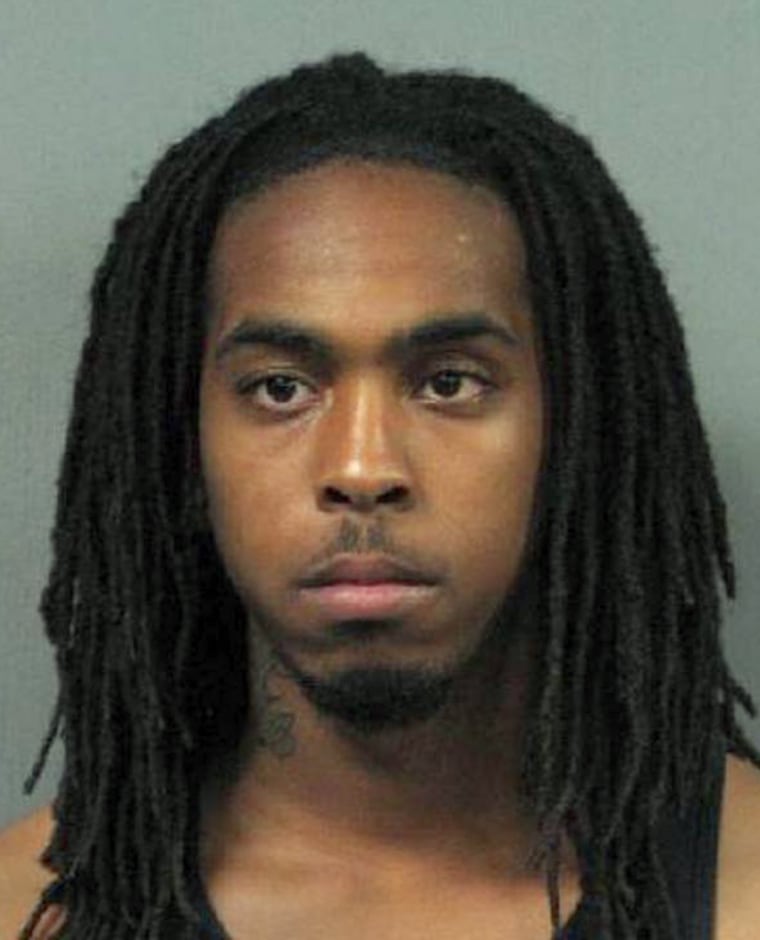 Keelen Armstrong was arrested Wednesday on suspicion of murder and attempted murder in the shooting death of Londyn Samuels, 1, and the wounding of her 18-year-old nanny.