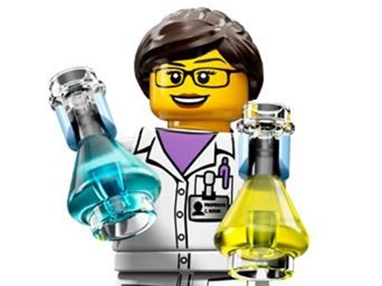 Image: LEGO's new Scientist minifigure