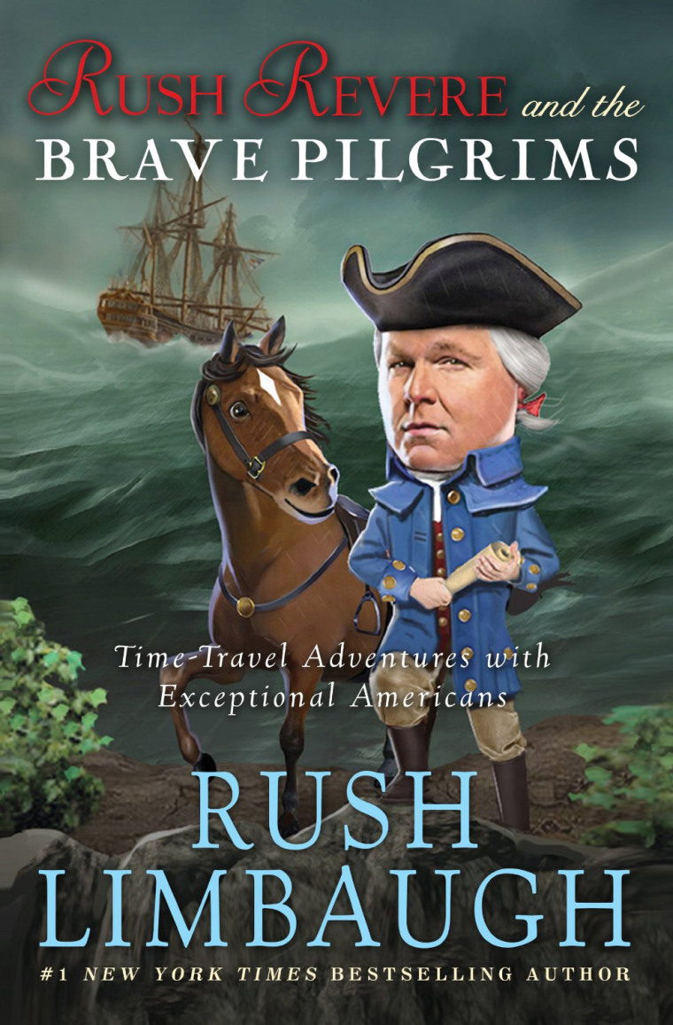 Image: Book cover for \"Rush Revere and the Brave Pilgrims\"