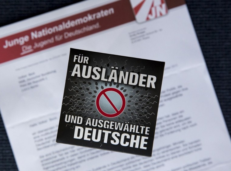 Far-right politicians distribute racist condoms ahead of German vote