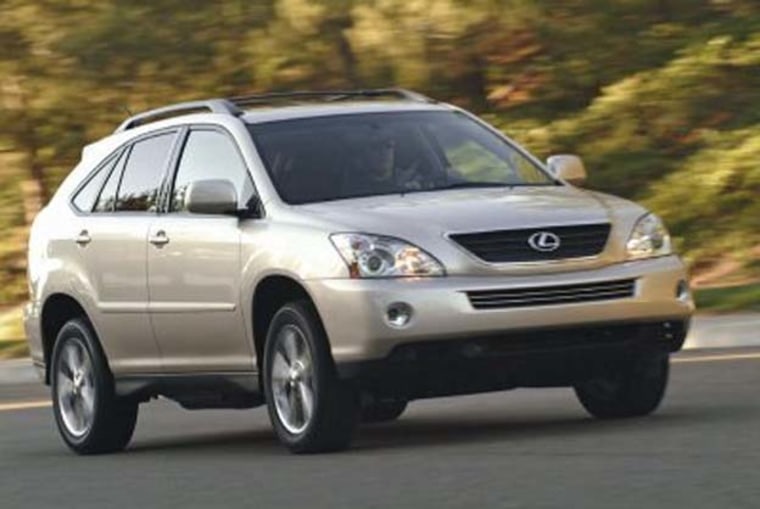 The Lexus RX 400h was previously covered by an unintended acceleration recall.