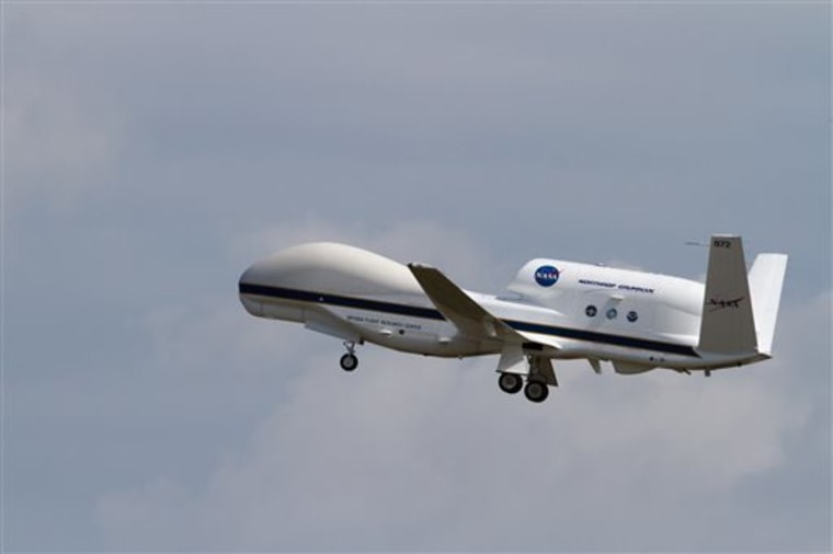 NASA's Global Hawk 872 Takes off for HS3 Science Flight #5 on Tuesday Sept. 4, 2012 less than 5 hours after NASA 871 landed...