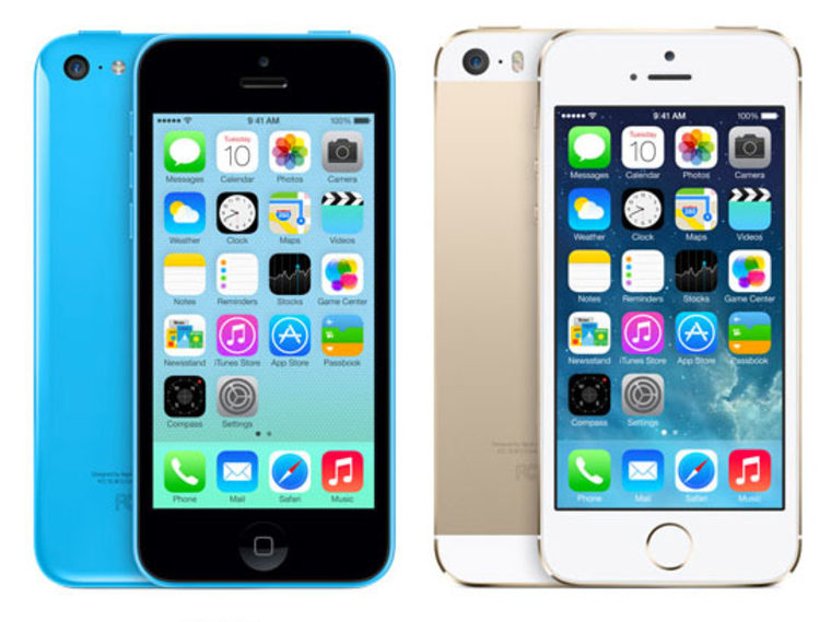 New iPhone 5C and iPhone 5S