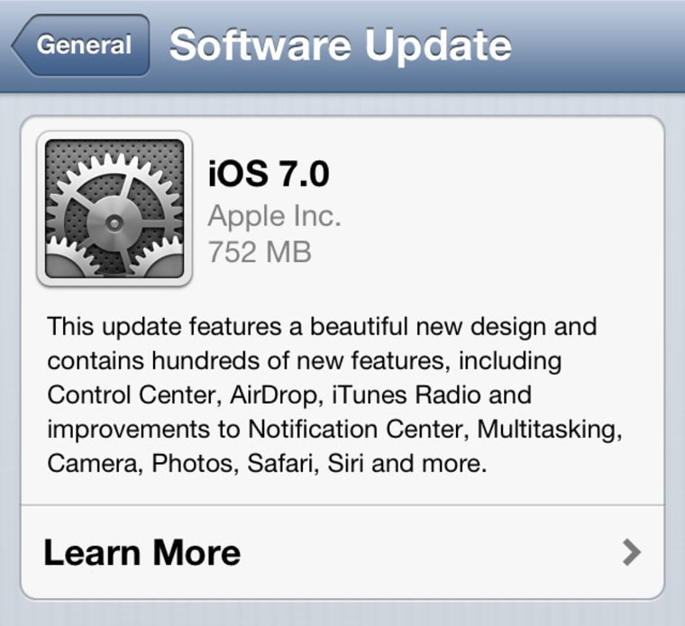 iOS 7 now available, but upgrade your iPhone or iPad with care