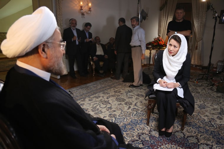 Behind The Scenes Of Ann Currys Exclusive Interview With Iranian President Hassan Rouhani 2382