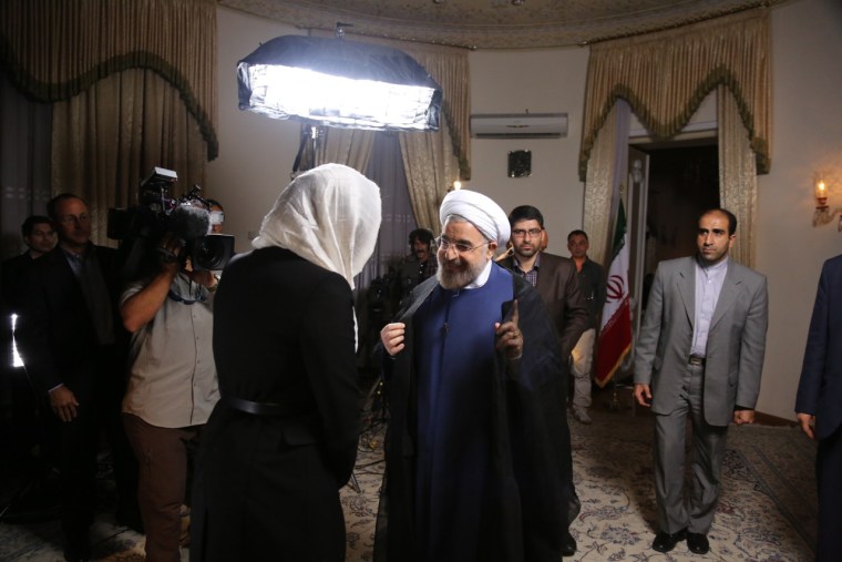 Behind The Scenes Of Ann Currys Exclusive Interview With Iranian President Hassan Rouhani 3188