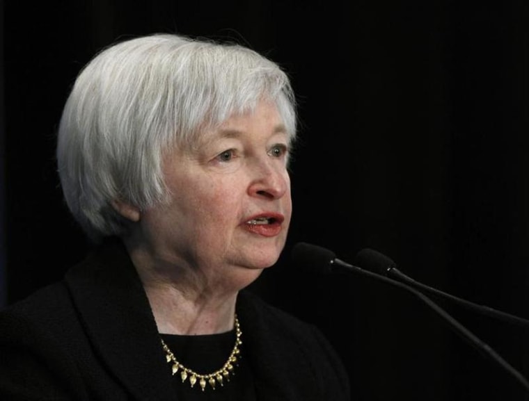Federal Reserve Vice Chair Janet Yellen addresses the 29th National Association for Business Economics Policy Conference in Washington March 4, 2013. ...