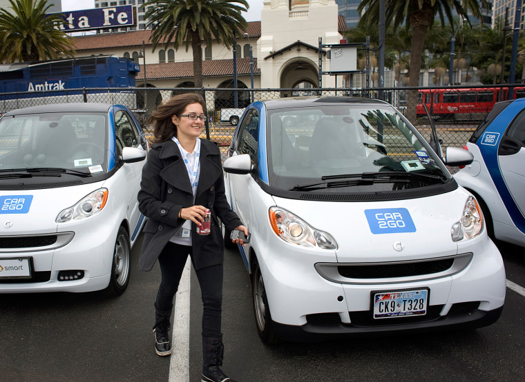 Enrollment in car-sharing services is expected to surge through the end of the decade. Rental-car companies and others, including Daimler AG with its car2go service, are getting in on the action.