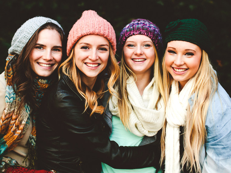 Amanda Knox (far left) said her younger sisters went from \"little kids'' to women during her time in prison, and she has enjoyed listening to music and reconnecting with them.