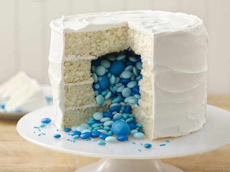 Gender reveal cake