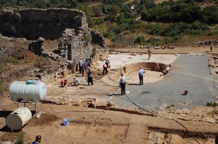 The dig site at Antiochia ad Cragum