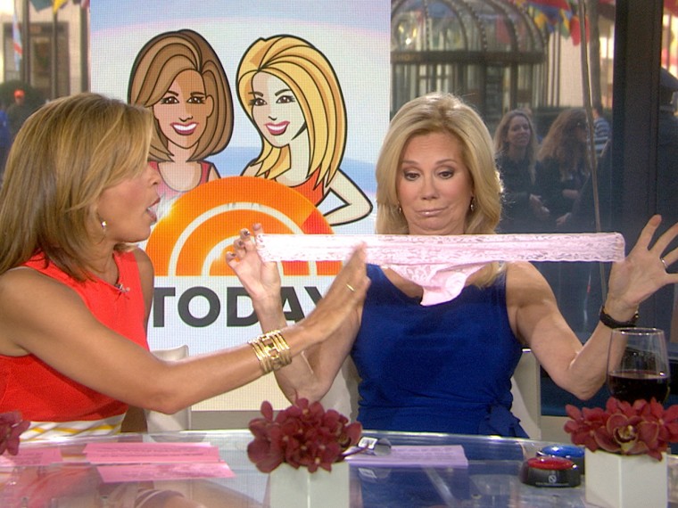 Kathie Lee tested out Hoda's 'favorite thing' on Monday.
