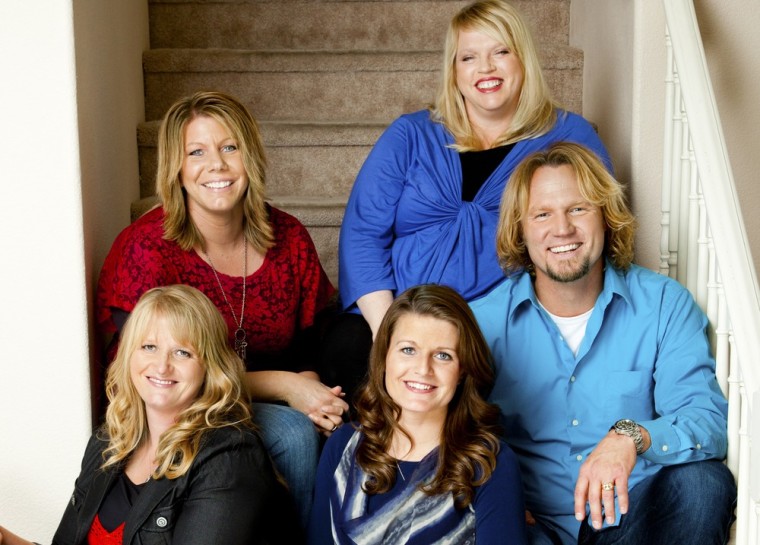 Image: The Brown family, from left, Christine, Meri, Janelle, Robyn and Kody.