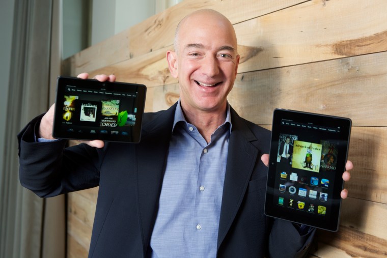 Amazon.com Founder and CEO Jeff Bezos introduces the all-new Kindle Fire HDX 8.9