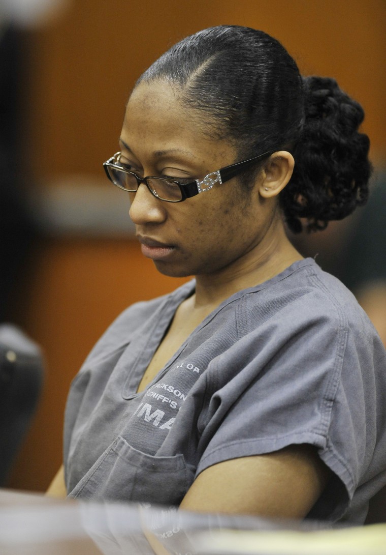 Marissa Alexander is shown in this file photo in a Duval County courtroom in Jacksonville, Florida, May 3, 2012 .