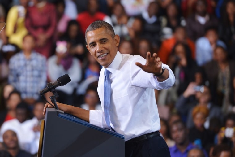 US President Barack Obama speaks about the Affordable Care Act at Prince Georges Community College on September 26, 2013 in Largo, Maryland.