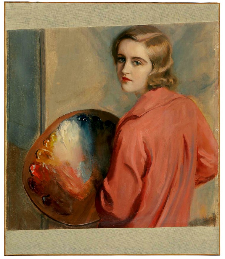 Believed to be a self-portrait, this unsigned painting shows Huguette Clark in her twenties. Most of her copper-mining fortune is going to charity.