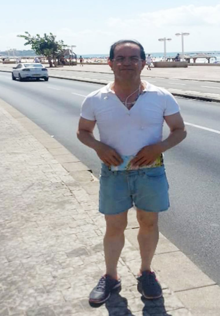 This undated photograph released by Shin Bet, Israel's security service, purports to show Belgian-Iranian businessman Ali Mansouri, who entered Israel with a Belgian passport under the name Alex Mans.