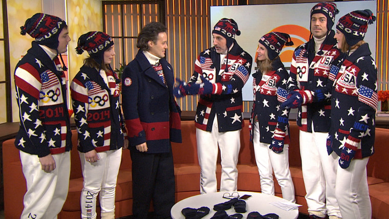 The U.S. uniforms for the Opening Ceremony at this year's Winter Olympics in Sochi were derided by many as \"ugly Christmas sweater\" outfits.