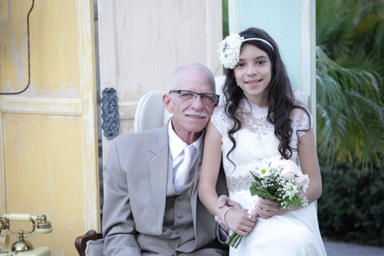 Josie Zetz and her father, Jim.