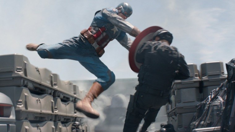 Chris Evans in \"Captain America: The Winter Soldier\"