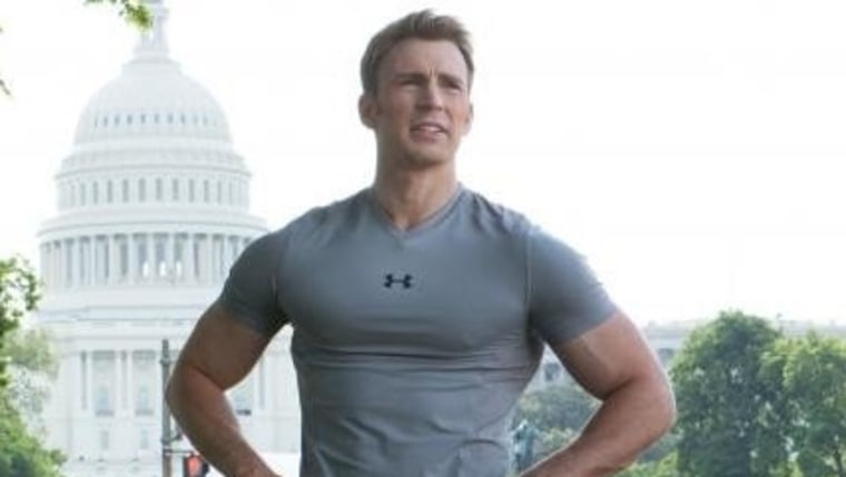 IMAGE: Chris Evans in \"Captain America: The Winter Soldier\"