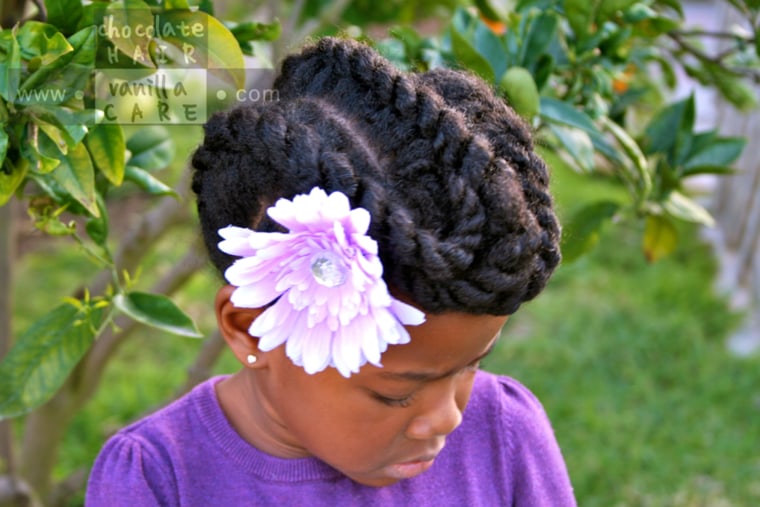 The \"Simple Large Loose Flat Twist Up-Do\" by Rory Mullen.