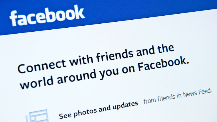 (FILES) In this dated January 30, 2014 file photo shows shows the splash page for the social media internet site Facebook.  As Facebook celebrates its...