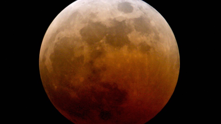 Image: A blood moon