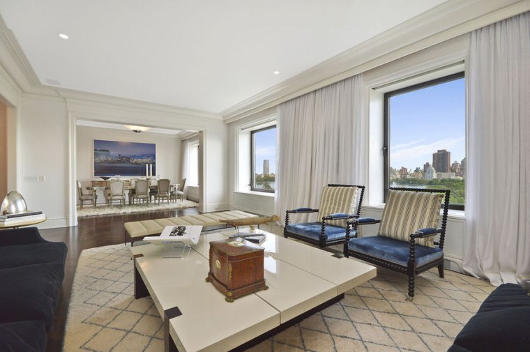 Expedia CEO Dara Khosrowshahi sold this four-bedroom apartment in New York's Orwell House, which features views of Central Park and a host of high-end amenities.