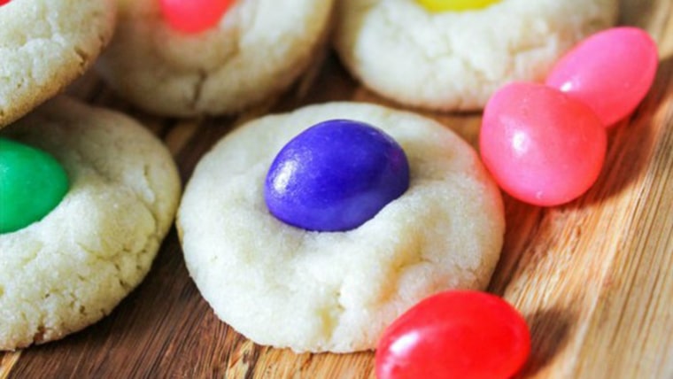 Jelly bean sugar cookies