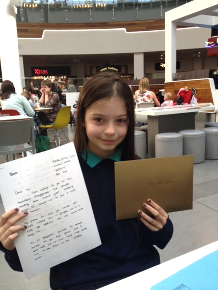 Chloe Nash Lowe, 10, turned a school assignment into a change at her local mall when her letter spurred the mall to create fast and slow lanes to account for dawdling shoppers.