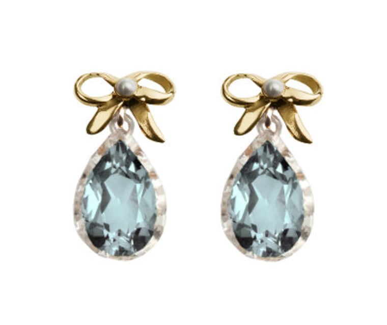 These earrings, from New Zealand-based TORY & KO, are among the jewelry the palace requested for Kate.