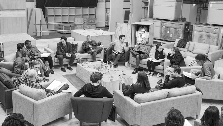 Image: \"Star Wars: Episode VII\" cast