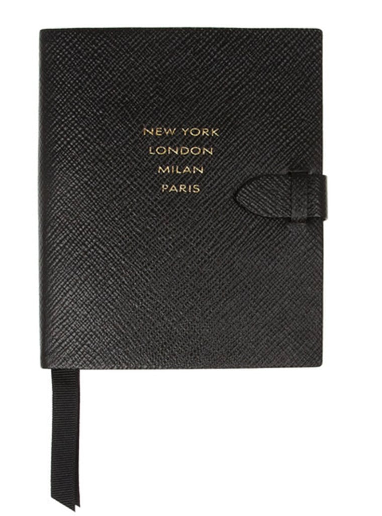 Smythson leather notebook