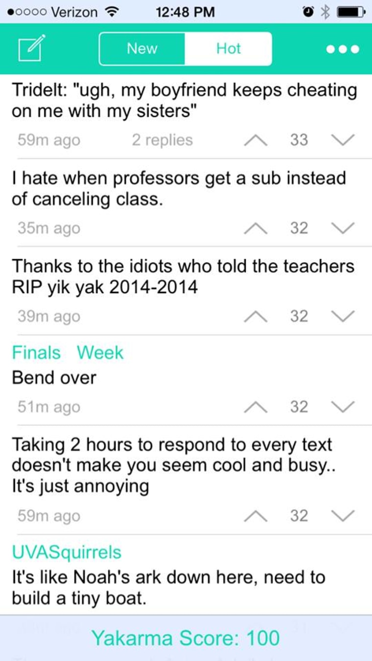 New home of cyberbullying? Yik Yak gossip app takes off in high schools