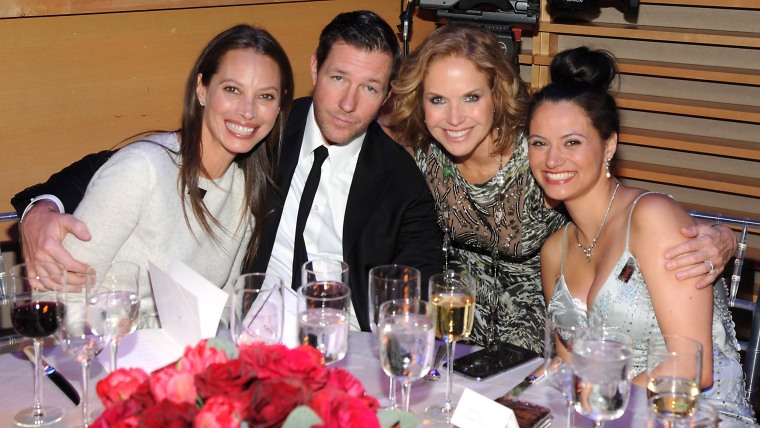 Matt Lauer sat down with Christy Turlington Burns, Ed Burns, and old friend and former TODAY co-anchor Katie Couric, who are shown here at the TIME 100 gala along with activist Withelma \"T\" Ortiz Walker Pettigrew (far right).