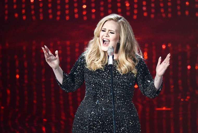 Adele Quote: “I don't want to be some skinny mini with my tits out