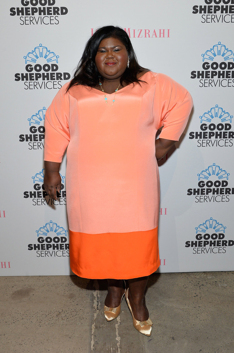 NEW YORK, NY - APRIL 24:  Actress Gabourey Sidibe attends the Good Shepherd Services Spring Party hosted by Isaac Mizrahi at Stage 37 on April 24, 201...