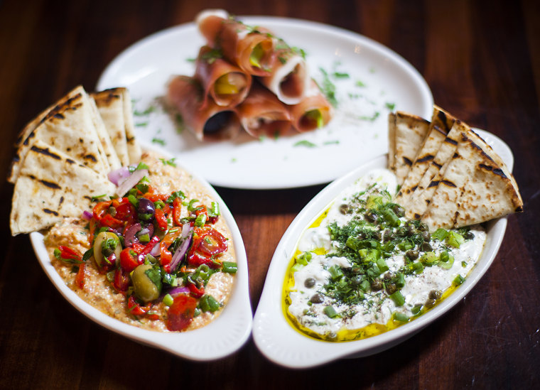 No-cook Mediterranean tapas platter by chef Michael Psilakis