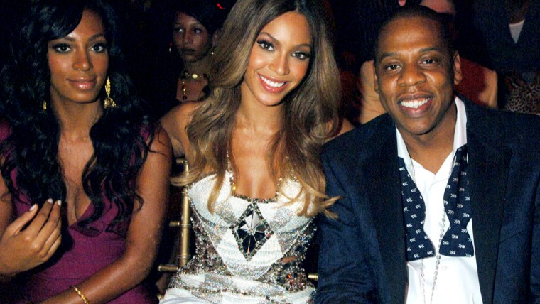 Image: Solange, Beyonce, Jay Z