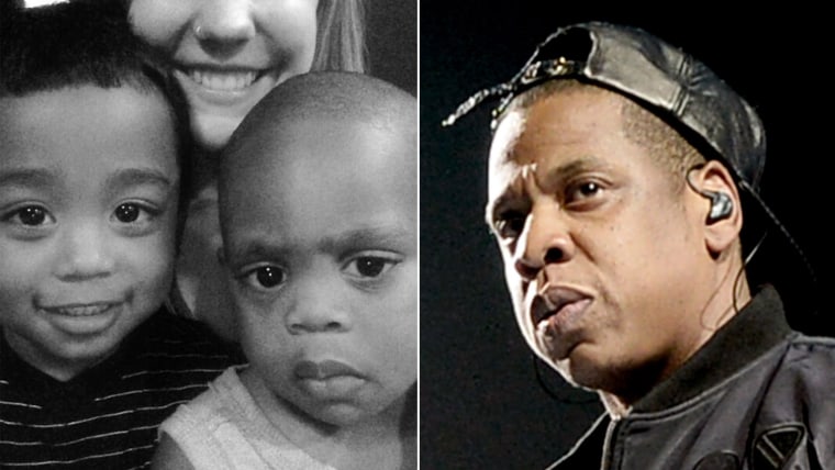 Image: Jay Z look-alike and Jay Z