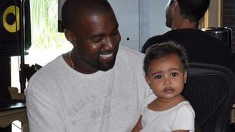 Image: Kanye and North West