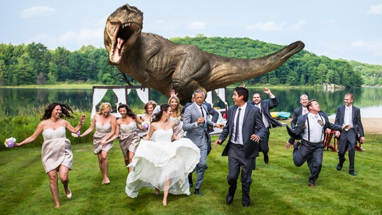 Image: Jeff Goldblum at wedding