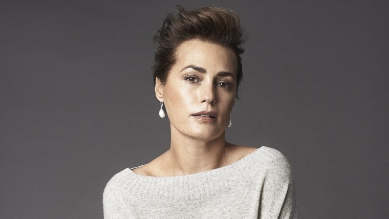 The Winser London Autumn Winter 2014 campaign features model Yasmin Le Bon, 49.