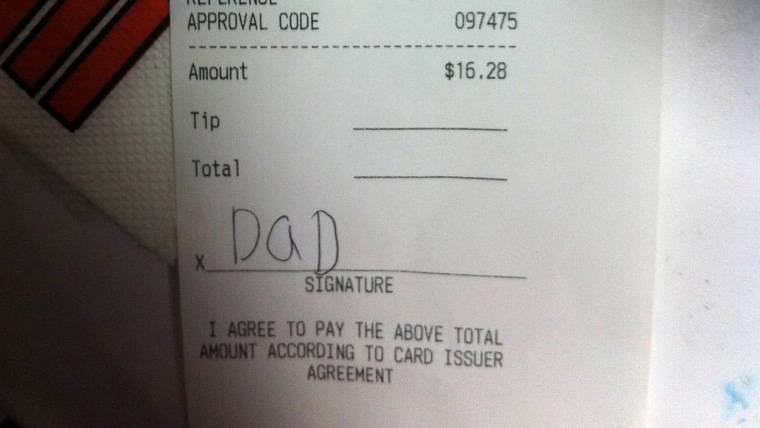 Domino's receipt