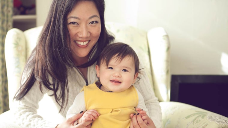 Christine Hyung-Oak Lee and her daughter, Penelope.