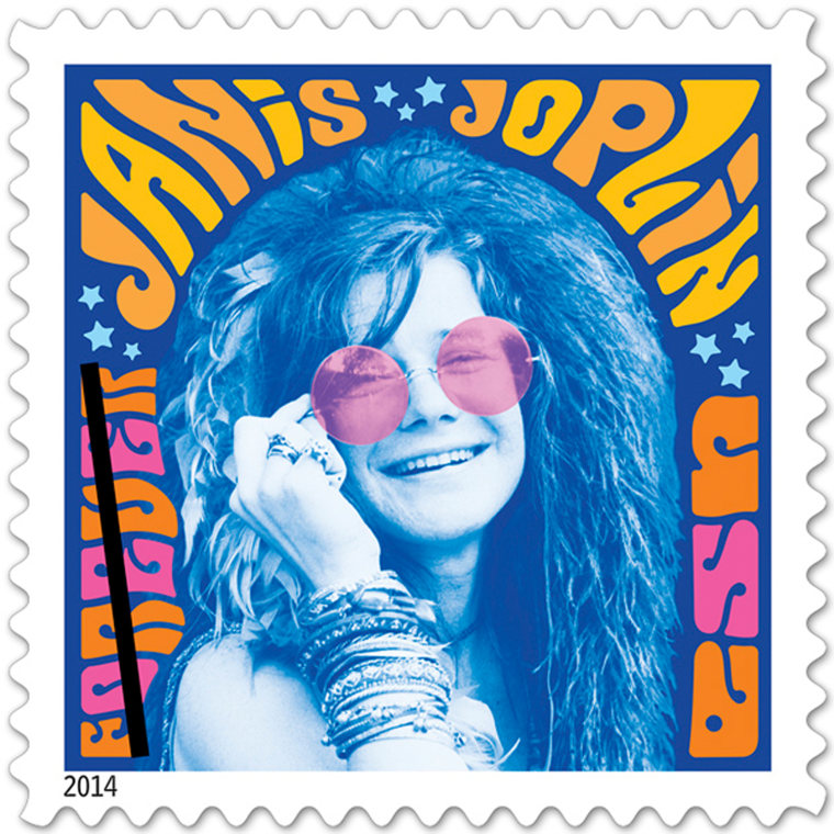 Janis Joplin Forever New stamp honors 60s rock icon