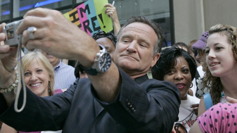 TODAY -- Pictured: Actor Robin Williams talks about his new film, \"License to Wed\" on NBC News' TODAY on June 28, 2007  (Photo by Virginia Sherwood/NB...