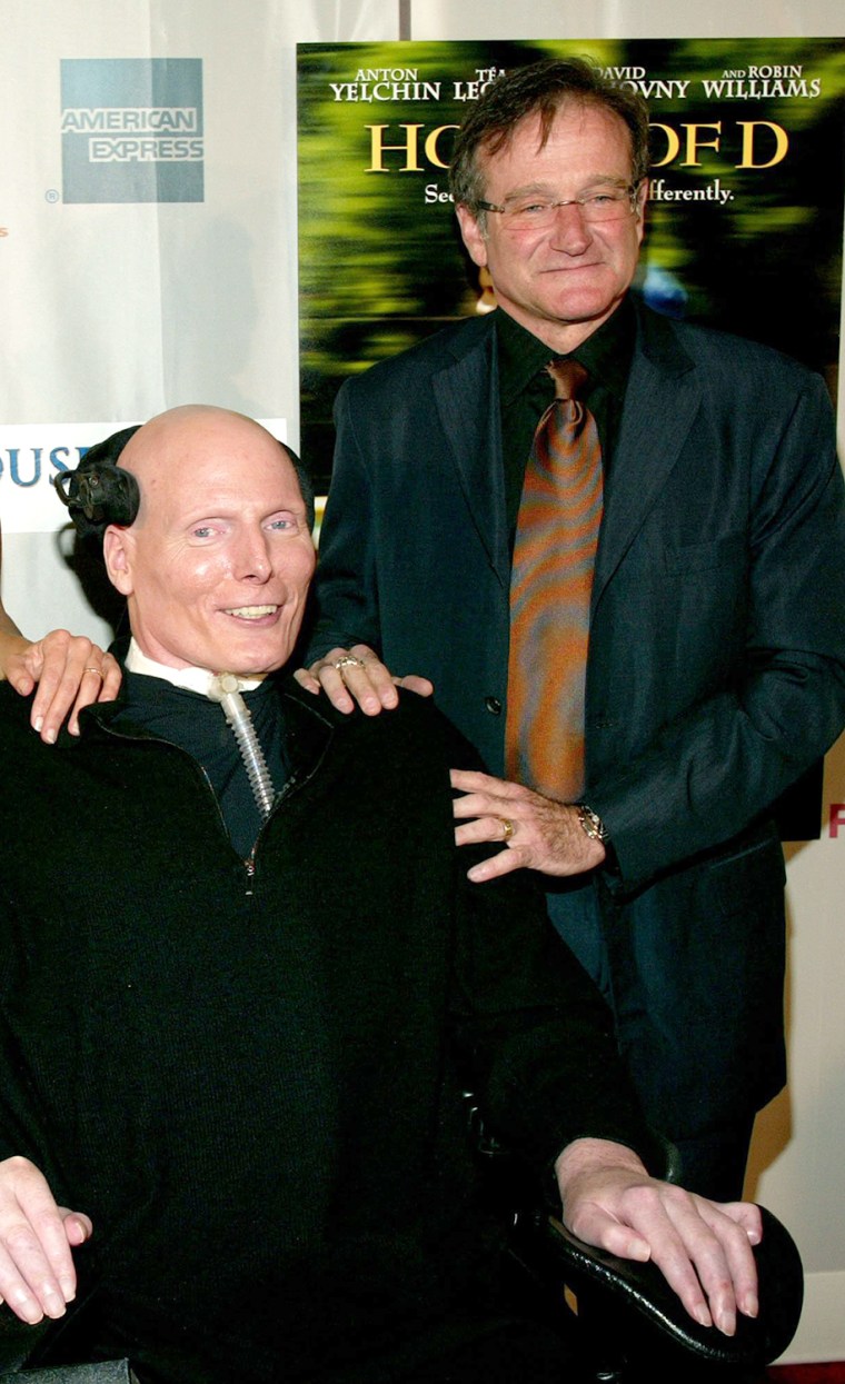 Robin Williams also was a member of the board of the Dana and Christopher Reeve Foundation working toward the goal of finding a cure for spinal cord injuries.